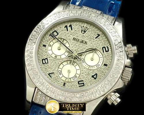 롤렉스 SS/LE/2Diam Bez Full Diam Num A7750 Sec@6 -ROLDYT0105B