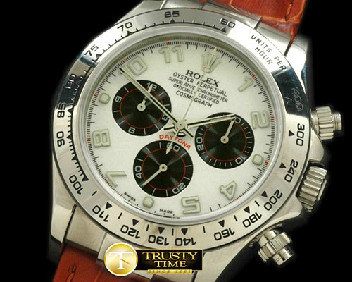 롤렉스 Daytona 116519 SS/LE White Num A7750 Sec@6 -ROLDYT0107B