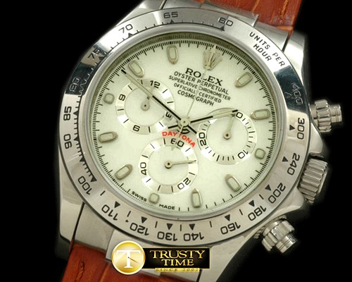 롤렉스 Daytona 116520 SS/LE White Stick A7750 Sec@6 -ROLDYT0108C