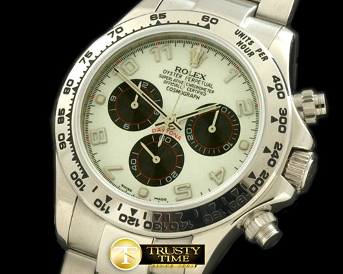 롤렉스 Daytona 116519 SS/SS White Num A7750 Sec@6 -ROLDYT0110D