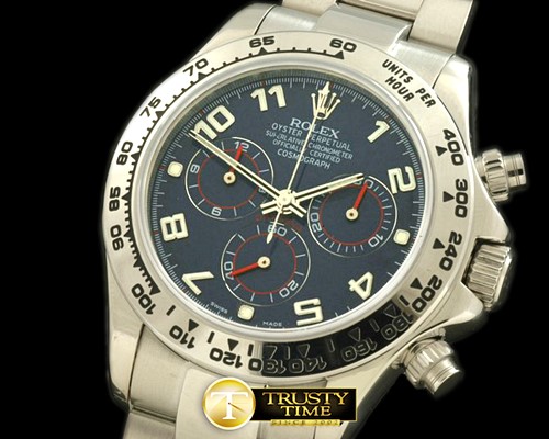 롤렉스 Daytona 116519 SS/SS Blue Num A7750 Sec@6 -ROLDYT0110E