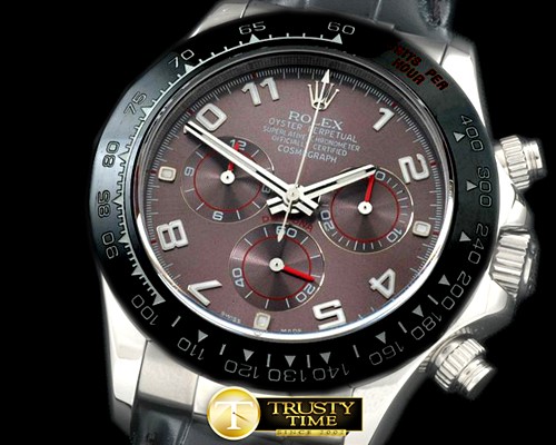 롤렉스 Daytona 116519 SS/CER/LE Grey Num A7750 Sec@6 -