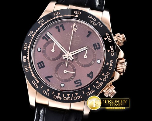 롤렉스 Daytona RG/LE Cer Brown Num BP Ult A7750 Mod 4130 -ROLDYT0176A