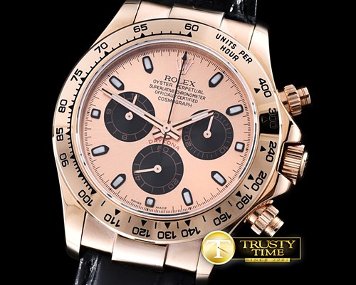롤렉스 Daytona RG/LE Rose Gold Stk BP Ult A7750 Mod 4130 -ROLDYT0176B