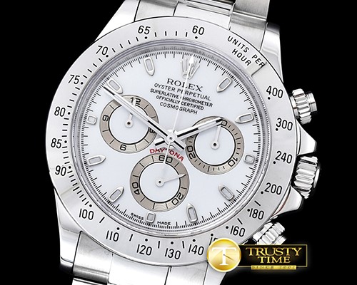 롤렉스 Daytona 116520 SS/SS White Noob 1:1 Thk A2824 -ROLDYT0188A