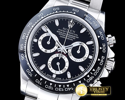 롤렉스 Daytona Ceramic Bezel SS/SS Black Noob A7750 -ROLDYT0192