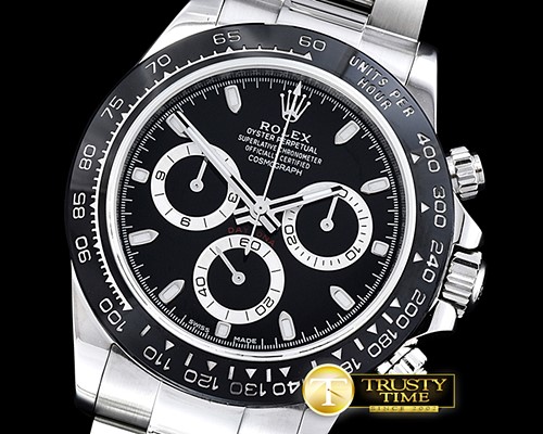 롤렉스 Daytona 116500LN Cer Bez SS/SS Blk JF A23J Mod 4130 -ROLDYT0205