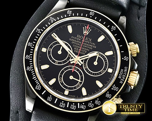 롤렉스 Daytona Kravitz LK01 DLC/LE Black/Gold BP V2 A7750 -ROLDYT0224A