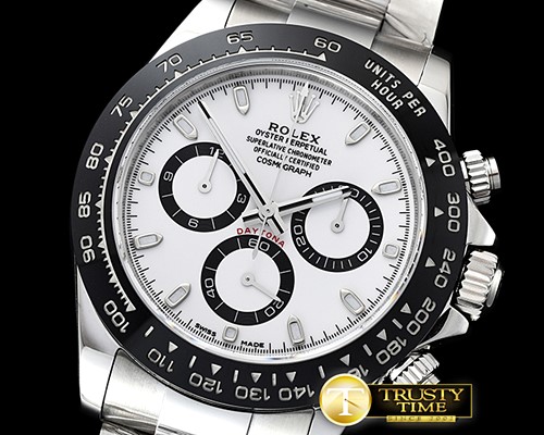 롤렉스 Daytona 116500LN SS/SS White ARF Asia 4130 Mod -ROLDYT0225