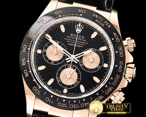 롤렉스 Daytona 116515 CER/RG/LE Blk Noob Asia 4130 Mod -ROLDYT0237B