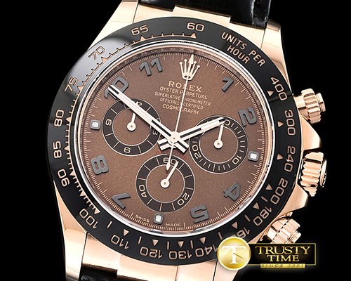 롤렉스 Daytona 116515 CER/RG/LE Brown Noob Asia 4130 Mod -ROLDYT0237D