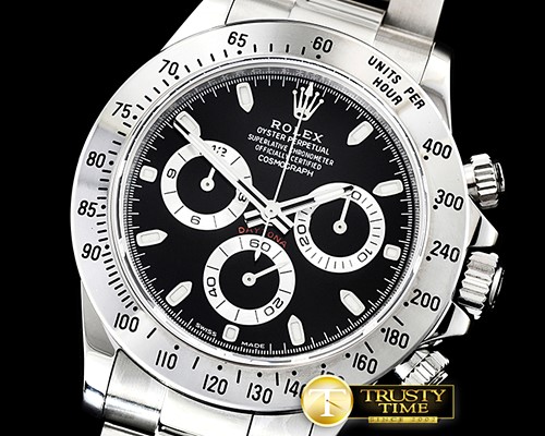롤렉스 Daytona 116520 SS/SS Black 904L Noob Asia 4130 Mod -ROLDYT0245A
