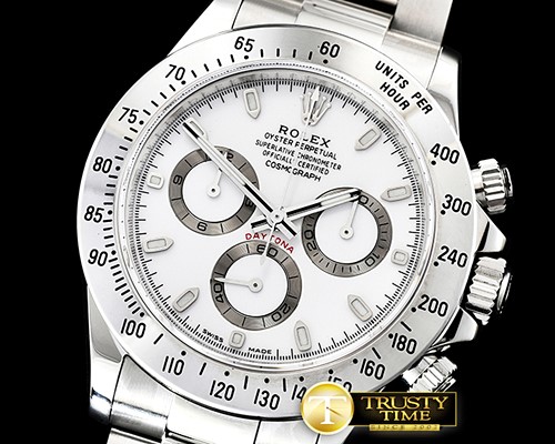 롤렉스 Daytona 116520 SS/SS White 904L Noob Asia 4130 Mod -ROLDYT0245B