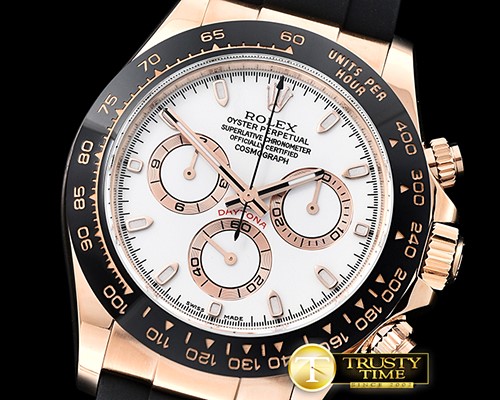 롤렉스 Daytona 116515 CER/RG/RU Wht/Stk ARF V2 A4130 Mod -ROLDYT0248B