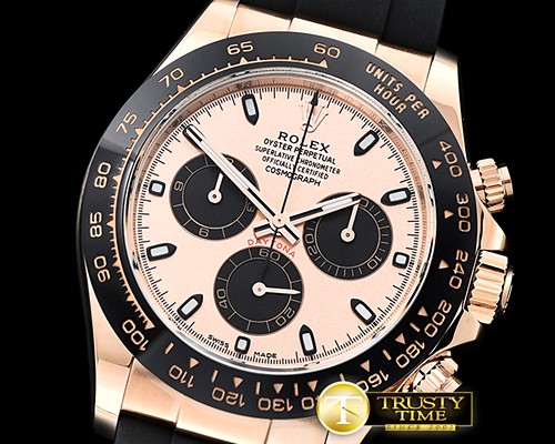 롤렉스 Daytona 116515 CER/RG/RU Rose/Stk ARF V2 A4130 Mod -ROLDYT0248C
