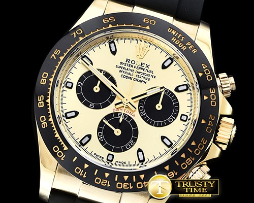 롤렉스 Daytona 116518 CER/RG/RU Gold/Stk ARF V2 A4130 Mod -ROLDYT0249