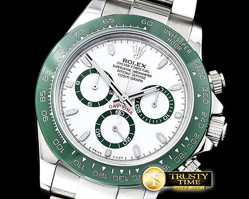 롤렉스 Daytona 116500LN Grn CER/SS/SS Wht BLF A7750 A4130 -ROLDYT0257