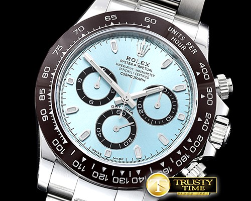 롤렉스 116506 CER/SS Ice Blue 904L Noob V2 A4130 Mod -ROLDYT0260