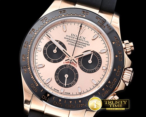 롤렉스 Daytona Ref.116515 RG/RU Rose/Blk Noob A7750 Mod -ROLDYT198C