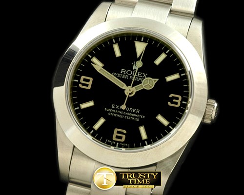 롤렉스 Explorer 1 SS Black Asian 2813 21J -ROLEXP1008A