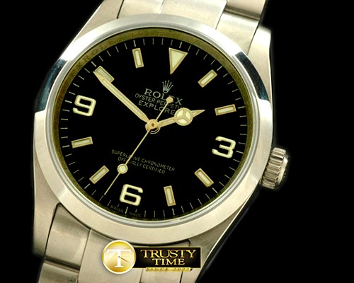 롤렉스 Explorer 1 SS Black Asian 2813 -ROLEXP1009