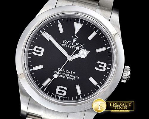 롤렉스 Explorer 1 Ref.214270 39mm V2 SS/SS Black JF A3132 -ROLEXP1014