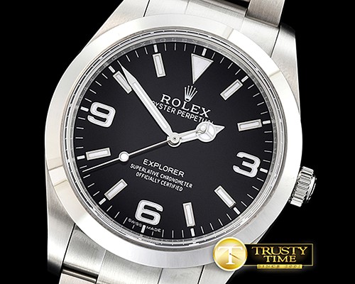 롤렉스 Explorer 1 Ref.214270 39mm Ult SS/SS Black BP A3132 -ROLEXP1015