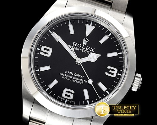 롤렉스 Explorer 1 Ref.214270 39mm Ult SS/SS Black BP A2836 -ROLEXP1016