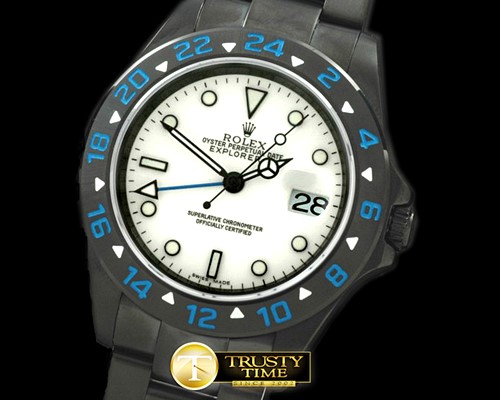 롤렉스 Project X Explorer II PVD White Asia 2813 -ROLEXP2025