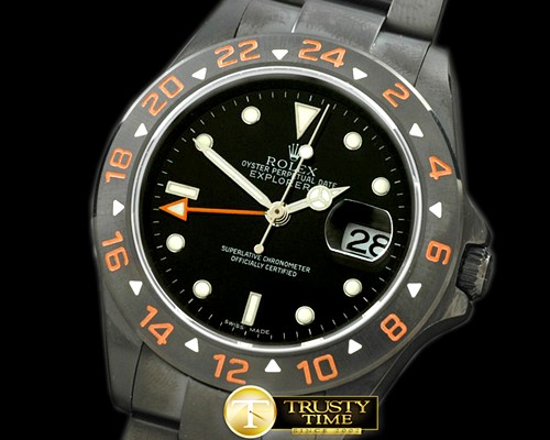 롤렉스 Project X Explorer II PVD Black Asia 2813 -ROLEXP2026