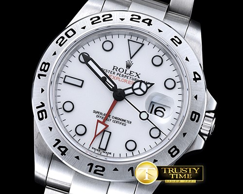 롤렉스 Explorer II Ref.216570 SS/SS Wht BP A3187 Mod -ROLEXP2040