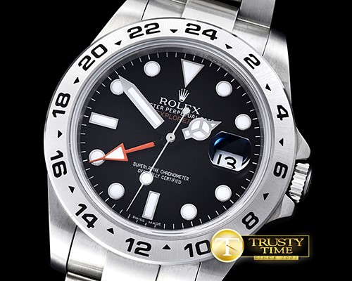 롤렉스 Explorer II Ref.216570 SS/SS Black BP A3187 Mod -ROLEXP2041