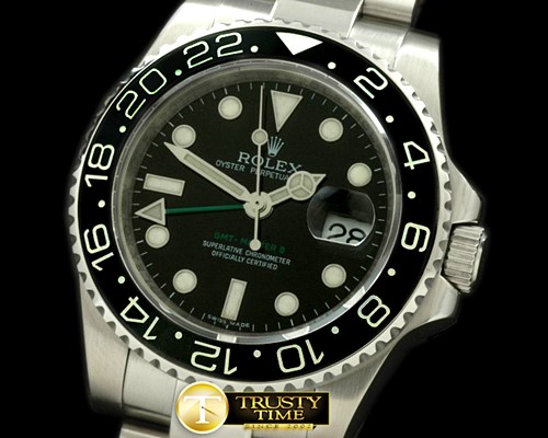 롤렉스 SS/SS 2008 GMT Black Asian 2813 -ROLGMT081
