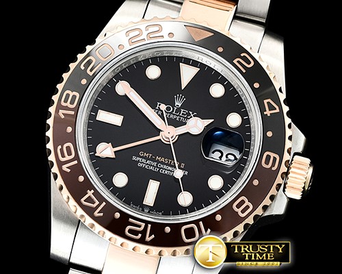 롤렉스 GMT Master II Basel 2018 126711 RG/SS Black KSF A2836 -ROLGMT132
