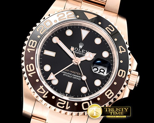 롤렉스 GMT II 2018 126715 Wrapped RG/RG Blk BP Swiss 2836 -ROLGMT133
