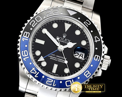롤렉스 GMT Master II 116710BLNR SS/SS Black KSF Asia 2836 -ROLGMT135C