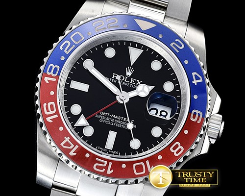롤렉스 GMT Master II 116719BLRO SS/SS Black DJF Asia 2836 -ROLGMT139A