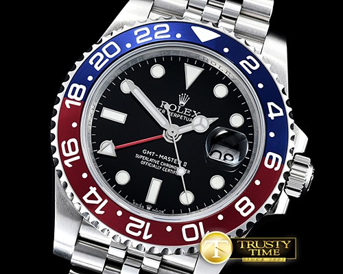 롤렉스 GMT Master II 126710 Jubilee SS/SS Blk KSF A2836 -ROLGMT140A