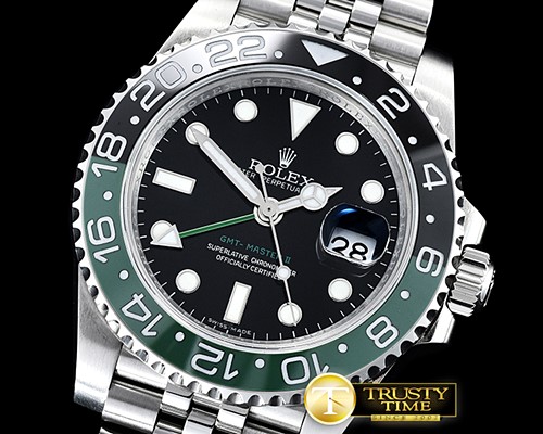 롤렉스 GMT Master II 126710 Jub Grn/Blk SS/SS Blk KSF A2836 -ROLGMT140B