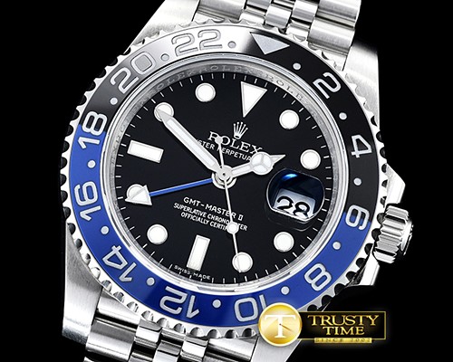 롤렉스 GMT Master II 116710BLNR Jub SS/SS Blk KSF A2836 -ROLGMT140C