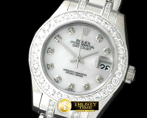 롤렉스 Diam Bez SS MOP Wht/Diam Asian 2813 -ROLMP015A