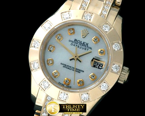 롤렉스 12Diam Bez YG MOP Wht/Diam S2671 -ROLMPL011A