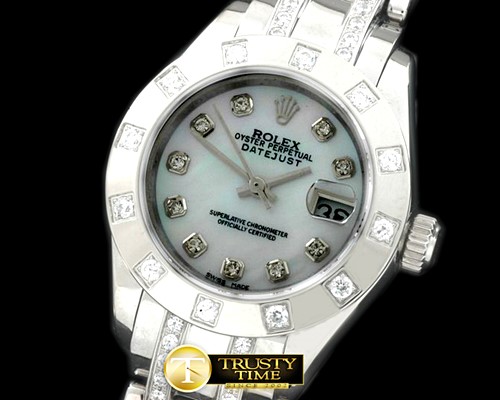 롤렉스 12Diam Bez SS MOP Wht/Diam S2671 -ROLMPL012A
