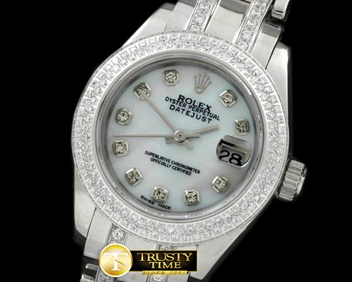 롤렉스 2Diam Bez SS MOP Wht/Diam S2671 -ROLMPL012C