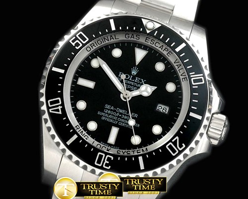 롤렉스 Deep Sea SS/SS Black A2836 -ROLSD042A