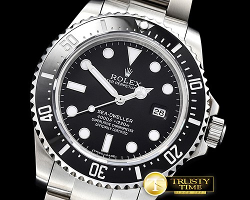 롤렉스 SeaDweller 116600 Cer Bez SS/SS Black BP A3135 Mod -ROLSD062