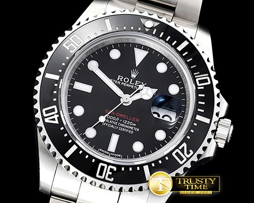 롤렉스 Seadweller 126600 43mm SS/SS Single Red VRF Asia 2836 -ROLSD069