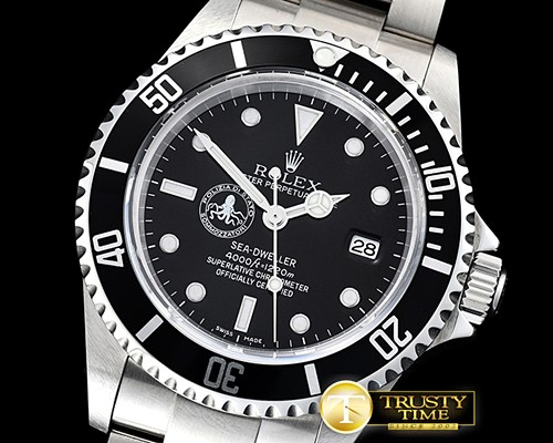 롤렉스 SeaDweller 16600 Polizia Di Stato SS/SS Blk BP A3135 -ROLSD071
