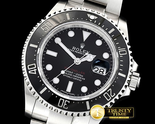 롤렉스 Seadweller 126600 43mm 904L SS/SS Single Red GMF A3235 -ROLSD080