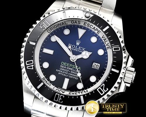 롤렉스 DeepSea Dweller 116660 SS/SS Blue BP V2 SP Asia 3135 -ROLSD082